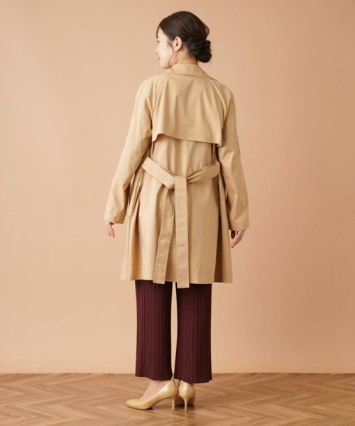 ミディ丈トレンチコート B80