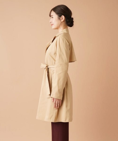ミディ丈トレンチコート B80