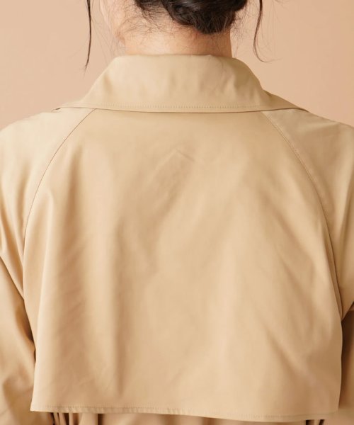 ミディ丈トレンチコート B80