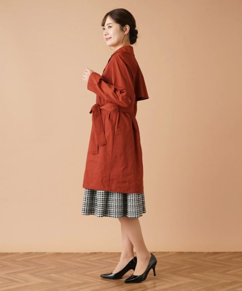 ミディ丈トレンチコート B80