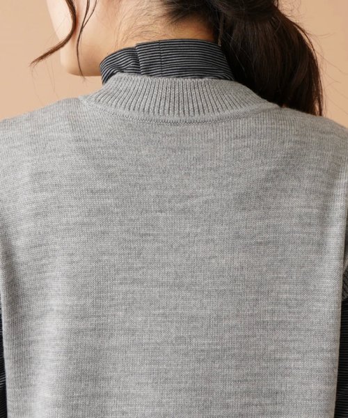 Vネックニットベスト 