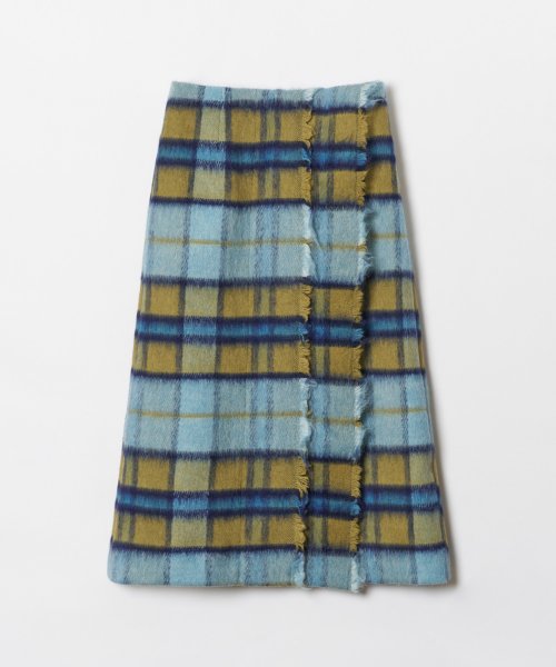 セール】シャギーチェックスカート(505562428) | ハウス オブ ロータス  