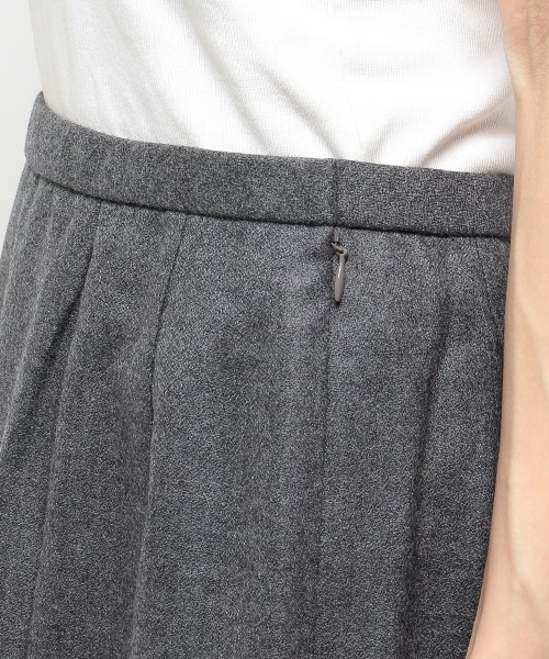 プリーツヘム切替スカ－ト 