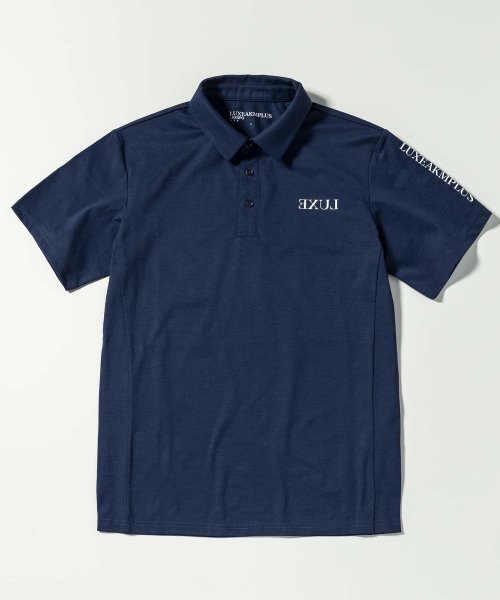 LUXEAKMPLUS(LUXEAKMPLUS)/LUXEAKMPLUS(リュクスエイケイエムプラス)ゴルフ バックロゴ半袖ポロシャツ/img13
