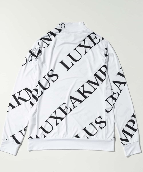 LUXEAKMPLUS(LUXEAKMPLUS)/LUXEAKMPLUS(リュクスエイケイエムプラス)ゴルフ 総柄モックネックTシャツ/img13