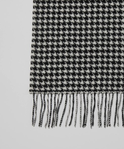 カシミヤブレンド パターンストール（千鳥格子/グレンチェック） 