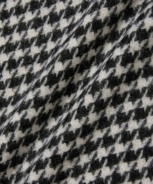 カシミヤブレンド パターンストール（千鳥格子/グレンチェック） 