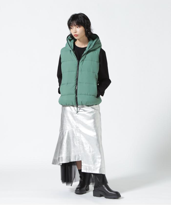 VLAB/ヴイラボ/フードダウンベスト