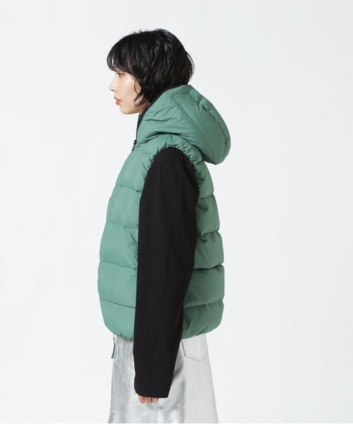 VLAB/ヴイラボ/フードダウンベスト 保温性にも優れています 160cmChest 75cm Waist 54cmHips