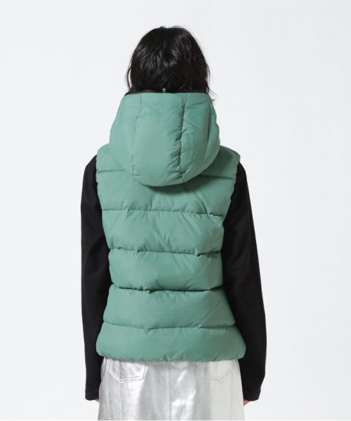 VLAB/ヴイラボ/フードダウンベスト 保温性にも優れています 160cmChest 75cm Waist 54cmHips