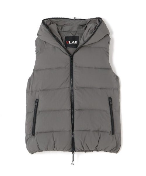 VLAB/ヴイラボ/フードダウンベスト 保温性にも優れています 160cmChest 75cm Waist 54cmHips