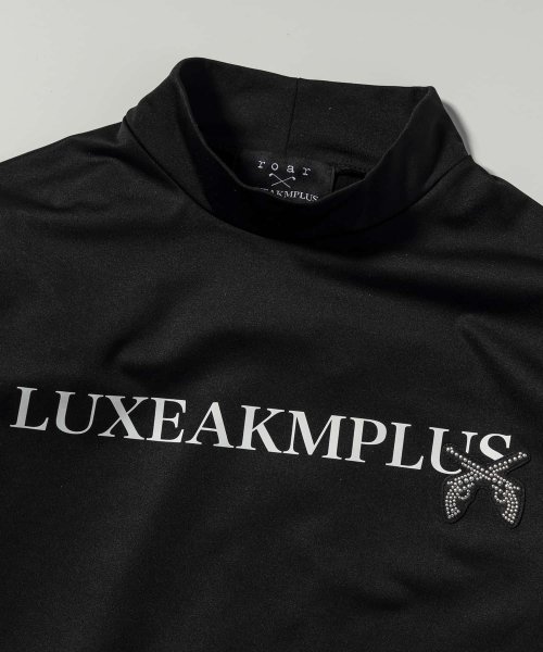 LUXEAKMPLUS(LUXEAKMPLUS)/LUXEAKMPLUS×roar(リュクスエイケイエムプラス)ゴルフ フロントロゴモックネックTシャツ/img27