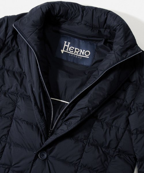 HERNO(ヘルノ)/ヘルノ HERNO PI001ULE 19288 ダウンジャケット メンズ アウター レジェンド ボンバー チェスタージャケット仕様 LEGEND IL BOM/img02