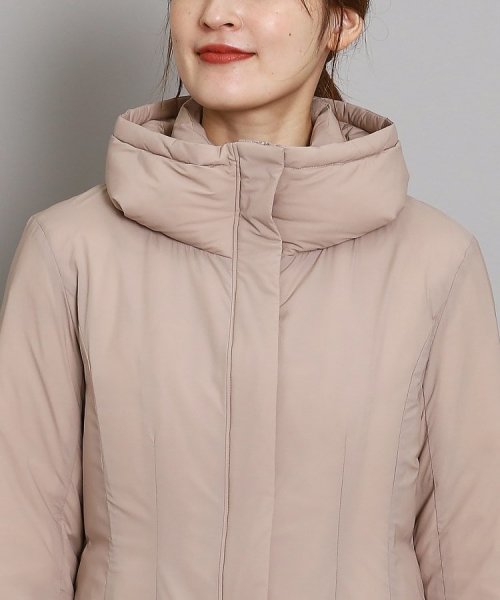 【リサイクルダウン／撥水加工／ステッチレス】細見えシルエット、カジュアルすぎないダウンコート HOV1499918959(11550円)