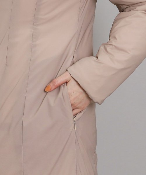 【リサイクルダウン／撥水加工／ステッチレス】細見えシルエット、カジュアルすぎないダウンコート HOV1499918959(11550円)