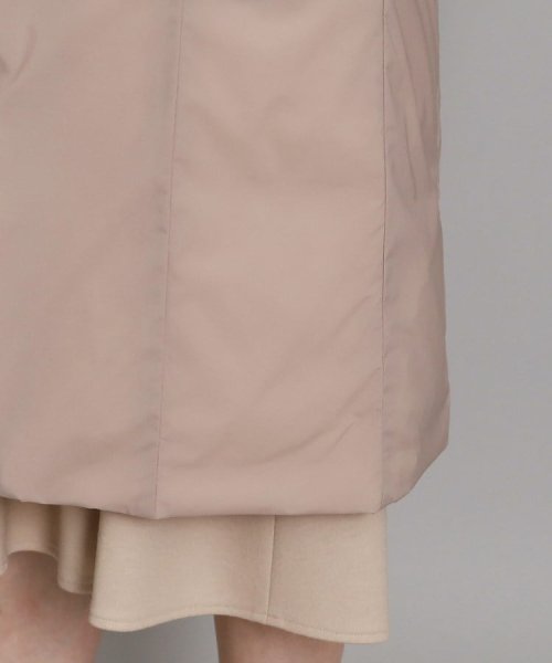 【リサイクルダウン／撥水加工／ステッチレス】細見えシルエット、カジュアルすぎないダウンコート HOV1499918959(11550円)