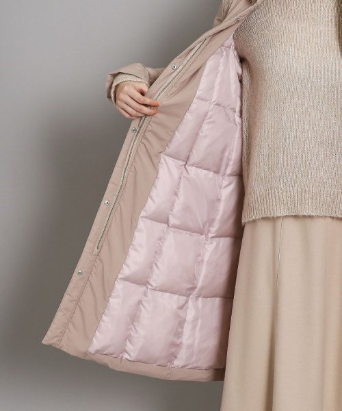 【リサイクルダウン／撥水加工／ステッチレス】細見えシルエット、カジュアルすぎないダウンコート HOV1499918959(11550円)