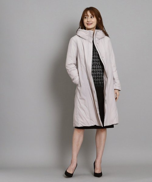 【リサイクルダウン／撥水加工／ステッチレス】細見えシルエット、カジュアルすぎないダウンコート HOV1499918959(11550円)