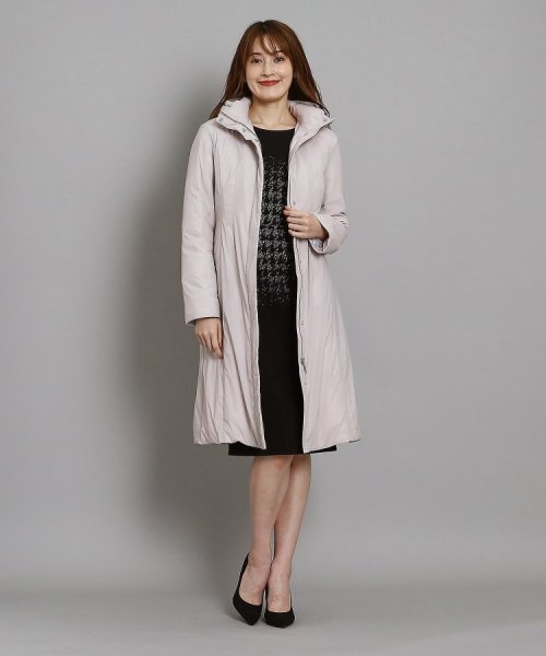【リサイクルダウン／撥水加工／ステッチレス】細見えシルエット、カジュアルすぎないダウンコート HOV1499918959(11550円)