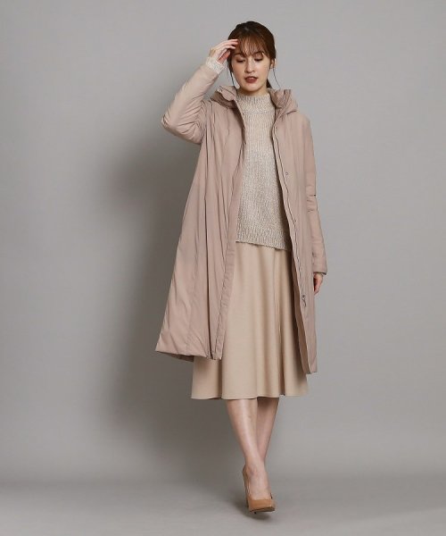 【リサイクルダウン／撥水加工／ステッチレス】細見えシルエット、カジュアルすぎないダウンコート HOV1499918959(11550円)