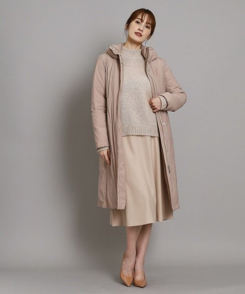 【リサイクルダウン／撥水加工／ステッチレス】細見えシルエット、カジュアルすぎないダウンコート HOV1499918959(11550円)