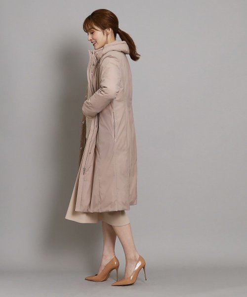 【リサイクルダウン／撥水加工／ステッチレス】細見えシルエット、カジュアルすぎないダウンコート HOV1499918959(11550円)