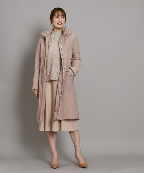 【リサイクルダウン／撥水加工／ステッチレス】細見えシルエット、カジュアルすぎないダウンコート HOV1499918959(11550円)