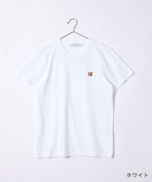 MAISON KITSUNE(メゾンキツネ)/メゾンキツネ MAISON KITSUNE AW00103KJ0005 Tシャツ レディース 半袖 フォックスヘッド パッチ クラシック クルーネック FOX /img04