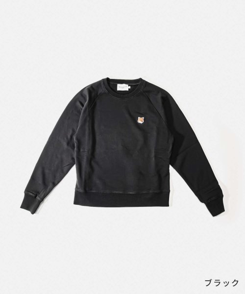 MAISON KITSUNE(メゾンキツネ)/メゾンキツネ MAISON KITSUNE AW00303KM0001 スウェット レディース フォックスヘッド パッチ アジャステッド トレーナー クルーネッ/img03