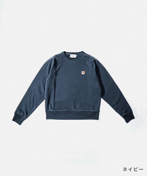 MAISON KITSUNE(メゾンキツネ)/メゾンキツネ MAISON KITSUNE AW00303KM0001 スウェット レディース フォックスヘッド パッチ アジャステッド トレーナー クルーネッ/img05