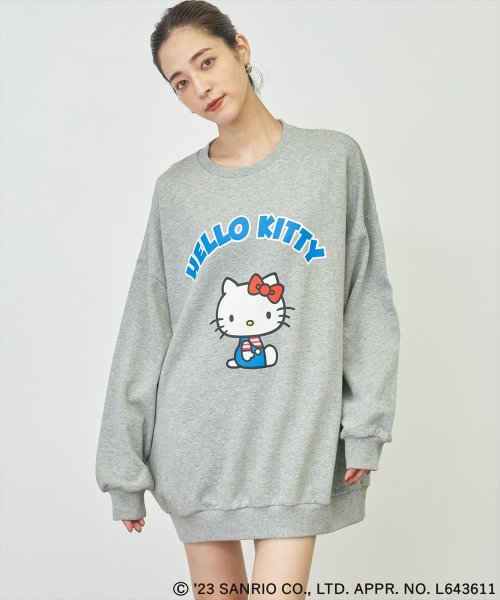 ANAP(アナップ)/ANAP×Hello Kittyユーズド風BIGスウェットトレーナー/img07