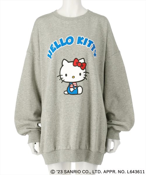 ANAP(アナップ)/ANAP×Hello Kittyユーズド風BIGスウェットトレーナー/img23