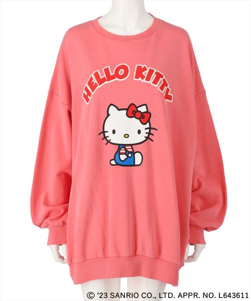 ANAP(アナップ)/ANAP×Hello Kittyユーズド風BIGスウェットトレーナー/img24