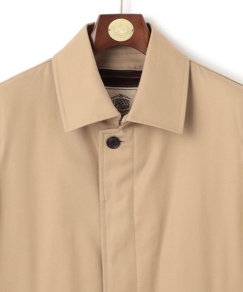 【J.PRESS BASIC】コンパクトスピンギャバジン ステンカラーコート 