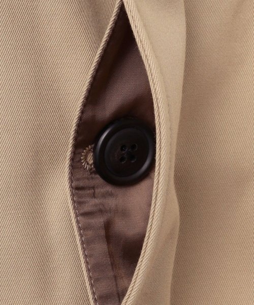 【J.PRESS BASIC】コンパクトスピンギャバジン ステンカラーコート 