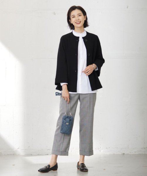 J.PRESS LADIES（LARGE SIZE）(J．プレス　レディス（大きいサイズ）)/【洗える】VIS/PE MILANO ニット ジャケット/img05