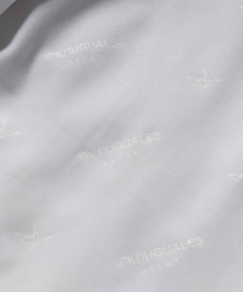 1PIU1UGUALE3 RELAX(ウノピゥウノウグァーレトレ リラックス)スピンドルロゴファーブルゾン 袖丈51