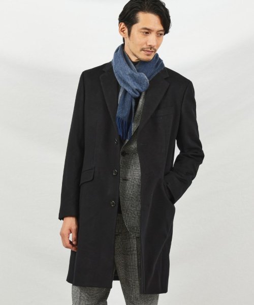 ウールカシミヤブレンド チェスターコート また