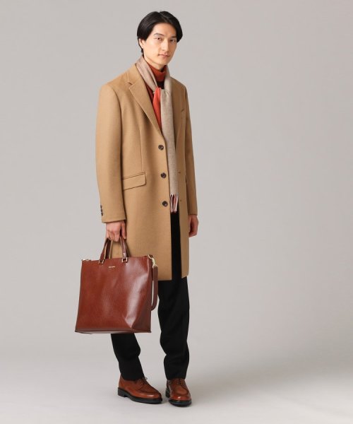 ウールカシミヤブレンド チェスターコート また
