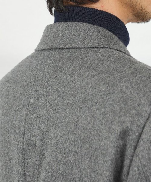 ウールカシミヤブレンド チェスターコート また