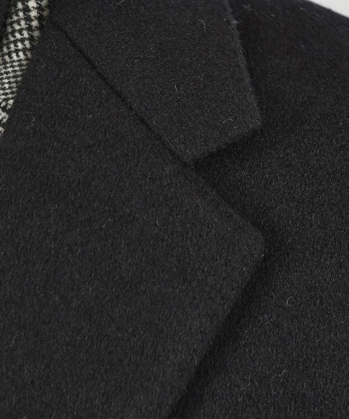 ウールカシミヤブレンド チェスターコート また