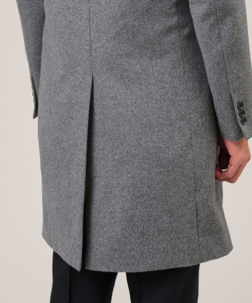 ウールカシミヤブレンド チェスターコート また