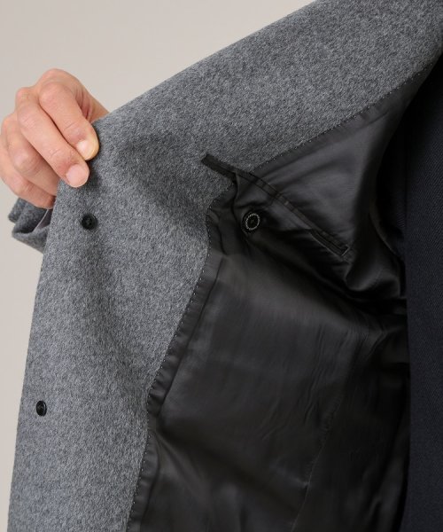 ウールカシミヤブレンド チェスターコート また