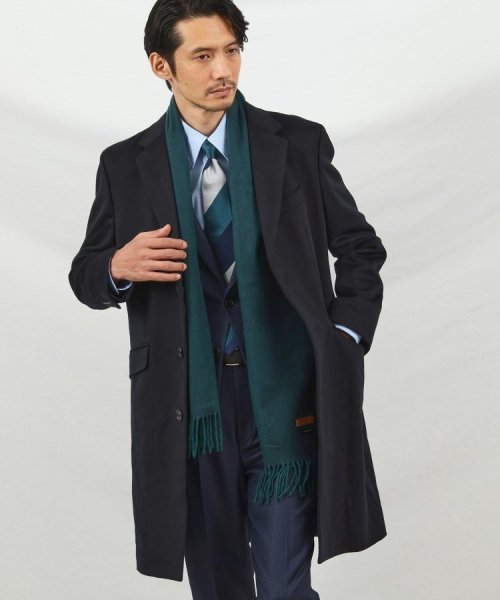 ウールカシミヤブレンド チェスターコート また