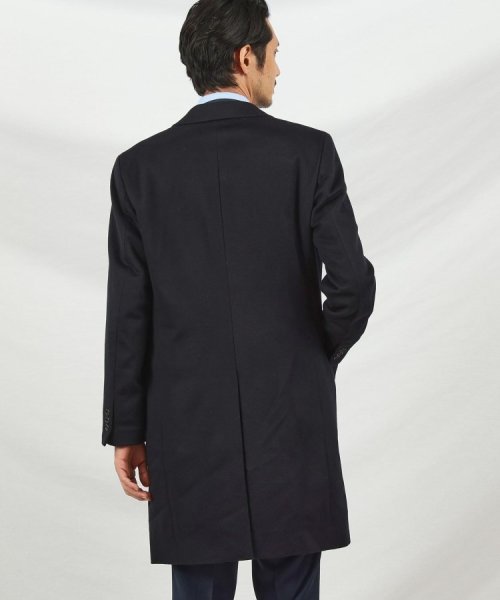 ウールカシミヤブレンド チェスターコート また
