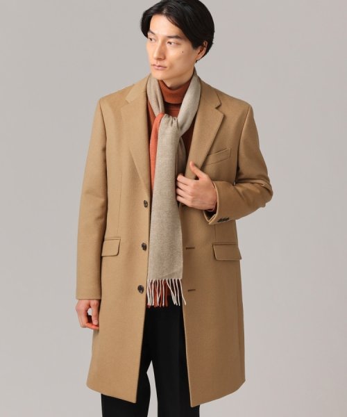 ウールカシミヤブレンド チェスターコート また