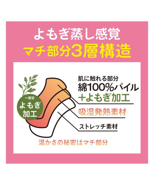 manzoku(満足)/福助 公式 ショーツ スタンダードタイプ レディース 満足 美温活 よもぎ蒸し心地 無地 抗菌機能 生分解性あり 37－4703F<br>婦人 女性 フクスケ /img05