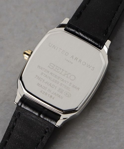 【別注】＜SEIKO＞スクエア レザー 腕時計 