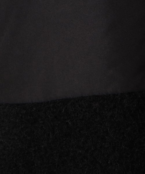 軽くてあったか もこもこボアが可愛い フェイクダウンコート 【Audrey and John Wad】コットンシルク厚中わたフーデッドコート EIM1317738114(10150円)