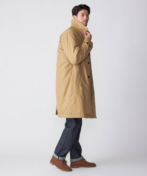 SHIPS:〈撥水〉Thinsulate 中綿 ステンカラーコート 中綿 Thinsulate